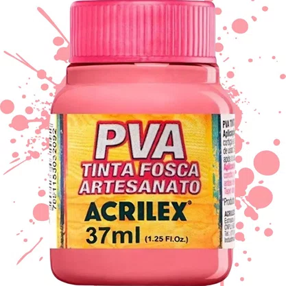 Tinta PVA Rosa Chá Acrilex 37ml