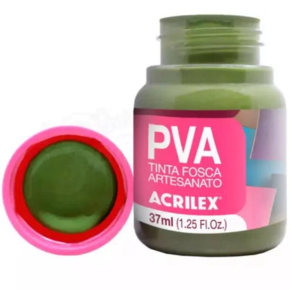 Tinta PVA Verde Oliva Acrilex 37ml