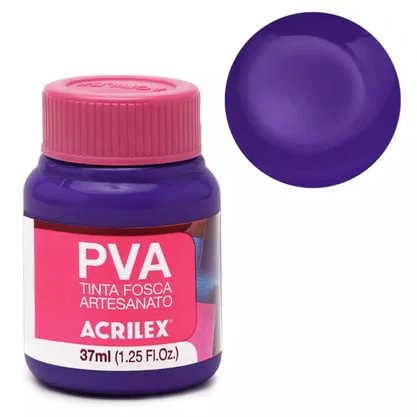 Tinta PVA Violeta Acrilex 37ml
