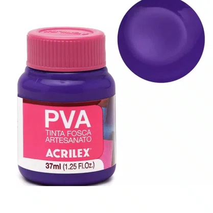 Tinta PVA Violeta Acrilex 37ml