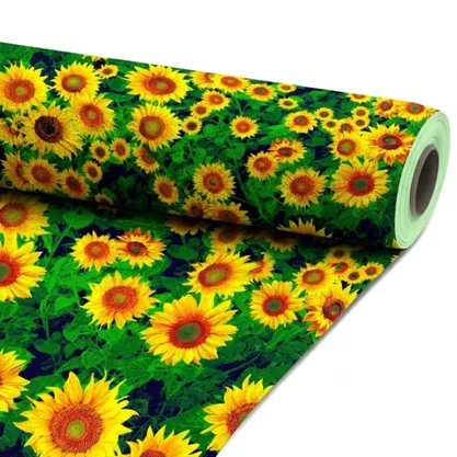 TNT Estampado Flores Girassol Metro Mewi