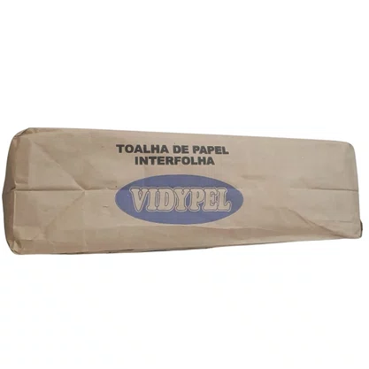 Toalha Interfolha Branca Luxo com 1000 Unidades 22,5x21 Vidypel