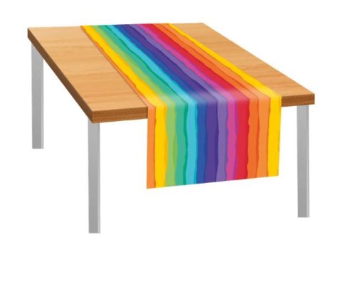 Trilho de Mesa Arco-Íris 2 m x 40 cm Regina