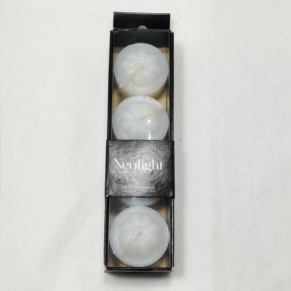 Vela Branca Rechaud com 4 Unidades Neotrentina