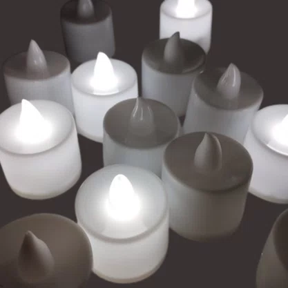 Vela Led Branca Luz Branca Neotrentina