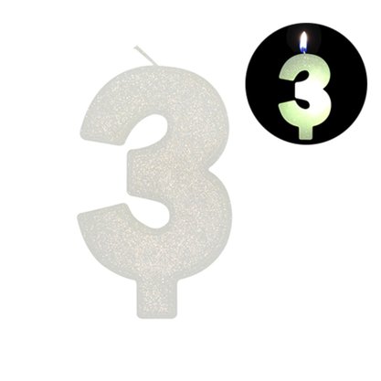 Vela Led N. 3 Silver Plastic