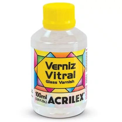 Verniz Vitral Incolor 100ml Acrilex