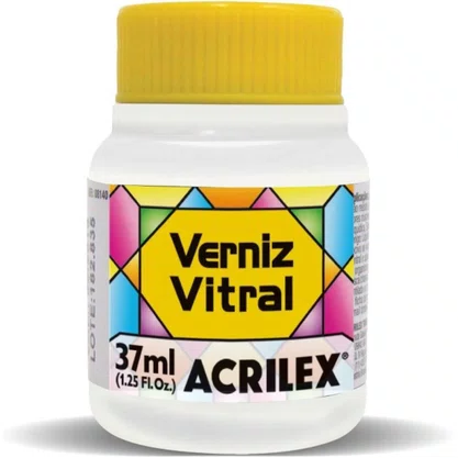 Verniz Vitral Incolor Acrilex 37ml