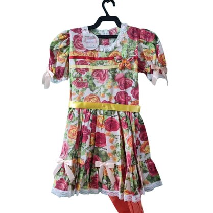 Vestido Junino Caipira Tamanho Nº06 cor Fantasia & Folia