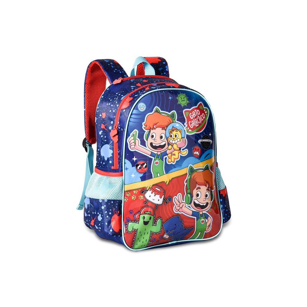 MOCHILA DE COSTA INFANTIL GATO GALÁCTICO GG3306J