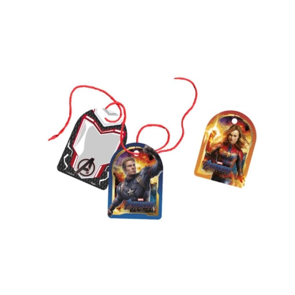 Tag Regina Os Vingadores 4 C/ Cordão C/ 08 Un