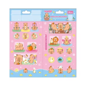 Adesivos Capivara 24un Tilibra