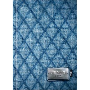 Agenda 2025 Comercial Brochura 1/4 Azul Costura Jeans Tilibra