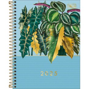 Agenda 2025 Planner Espiral Azul Naturalis Tilibra