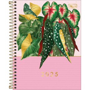 Agenda 2025 Planner Espiral Rosa Naturalis Tilibra