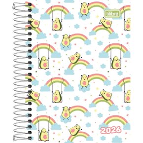 Agenda 2026 Diária Espiral Branco Abacate Spice Tilibra