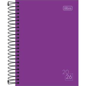 Agenda 2026 Diária Espiral Roxo Spice Tilibra