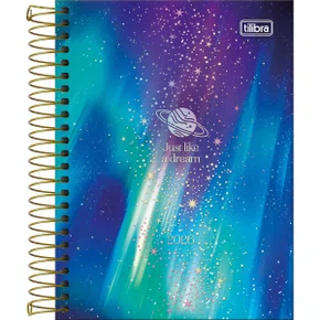 Agenda 2026 Espiral Azul Magic Tilibra