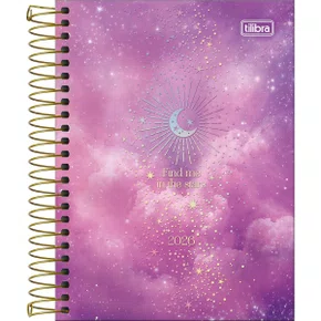 Agenda 2026 Espiral Pink Magic Tilibra