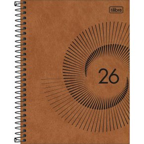 Agenda 2026 Planner Espiral Caramelo Prátika Tilibra