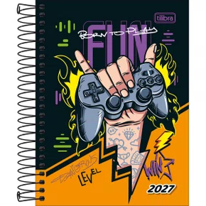 Agenda 2027 176 Folhas Laranja D+ Tilibra