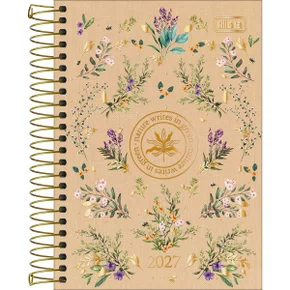 Agenda 2027 Amarelo Naturalis 176fls Tilibra