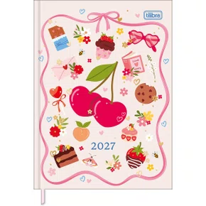 Agenda 2027 Comercial Executiva Brochura Branco Charme Tilibra