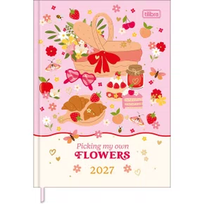 Agenda 2027 Comercial Executiva Brochura Rosa Charme Tilibra