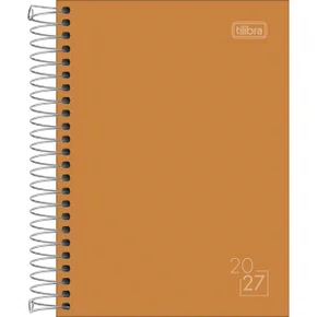 Agenda 2027 Diária Espiral Amarelo Spice Tilibra
