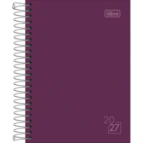 Agenda 2027 Diária Espiral Roxo Spice Tilibra