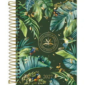Agenda 2027 Verde Escuro Naturalis 176fls Tilibra