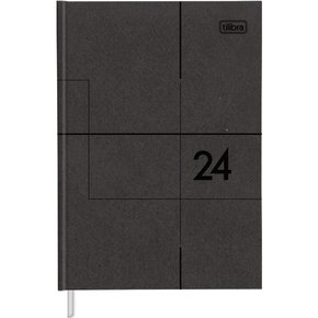 Agenda 2025 Comercial Brochura Preta Prátika Master Tilibra