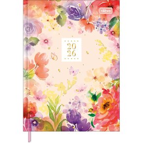 Agenda Feminine Laranja 2026 Tilibra