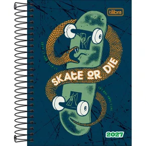 Agenda Spice 2027 Verde Skate 160Fls Tilibra