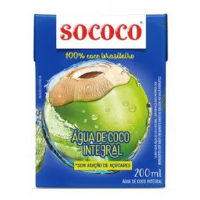 Água de Coco Sococo 200ml