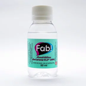 Álcool de Cereais FAB 50ml