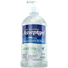 Álcool Gel Antisséptico Asseptgel Start 1kg