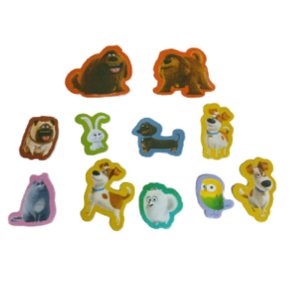 Aplique Eva Filme Pets C/ 12 Itens Piffer