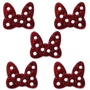 Aplique Eva Laço Minnie Ref 09594 C/ 5 Un Piffer