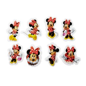 Aplique EVA Minnie Red Decoração C/ 12 Un Piffer