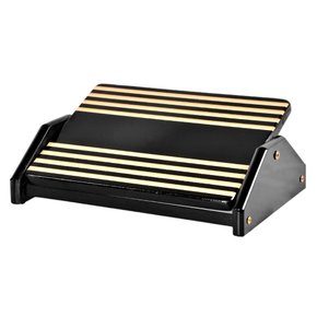 Apoio Ergonômico P/ Pés Em Mdf Preto Souza