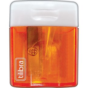 Apontador Com Depósito Laranja AP10 Tilibra