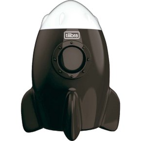 Apontador Com Depósito Preto Foguete Tilibra