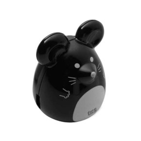 Apontador Com Depósito Ratinho Preto Tris