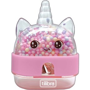 Apontador Com Depósito Rosa Unicórnio Blink Tilibra