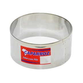 Aro Cortador Redondo Inox 13x8 Ref 0093 Caparroz