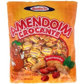 Bala Amendoim Crocante 500g Santa Fe