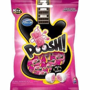 Bala Chiclete Poosh Tutti Frutti 500g