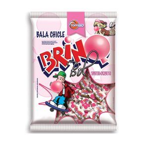 Bala Chiclete Tutti Frutti 500g Brinq Bol Toffano