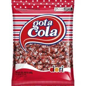 Bala Coca Gota Cola Dori 600g